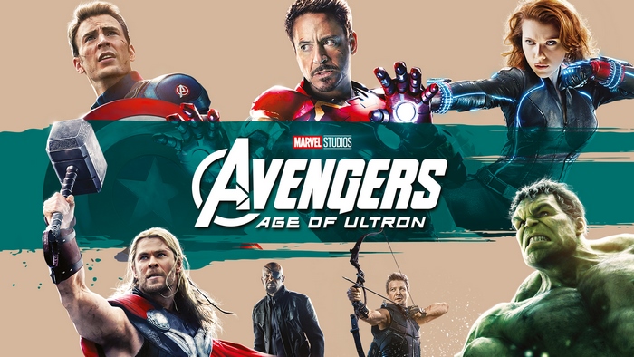 Avengers: Age of Ultron Poster with Captain America, Iron Man, Black Widow, Thor, Hulk, Hawkeye, and Nick Fury