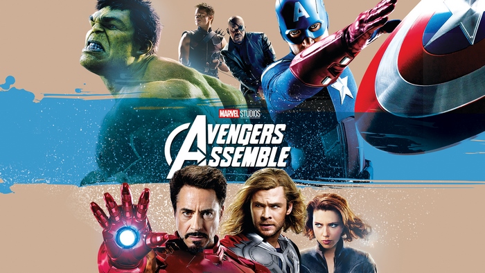The Avengers Assemble: Iron Man, Thor, Hulk, Captain America, Hawkeye, Black Widow