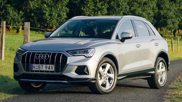 Silver Audi Q3 35 TFSI parked outdoors