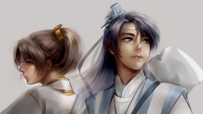 Lan Sizhui and Jin Ling from Mo Dao Zu Shi