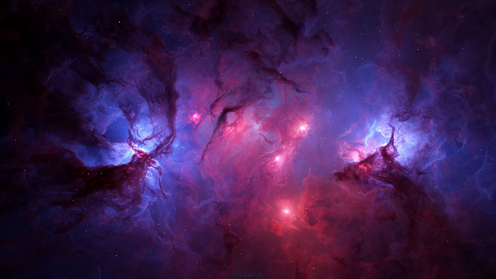 Sci Fi Space Nebula 4K