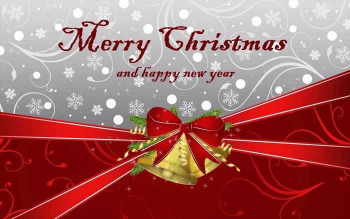 Merry Christmas and Happy New Year Bells