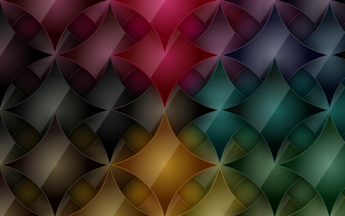 Abstract geometric pattern with gradient colors