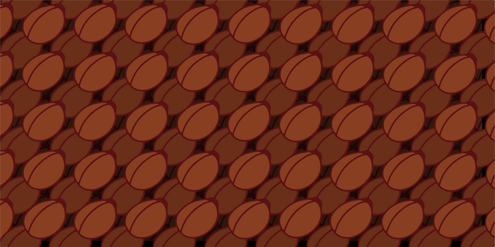 Coffee beans pattern