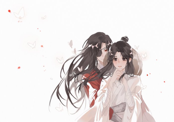 Hua Cheng and Xie Lian from Heaven Official's Blessing