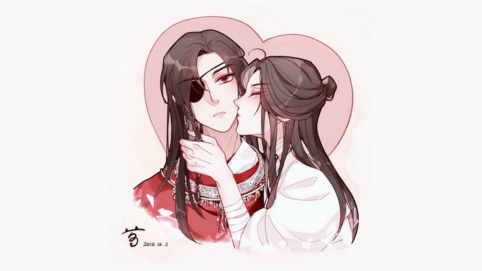 Hua Cheng and San Lang from Tian Guan Ci Fu