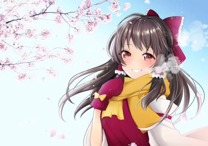 Reimu Hakurei from Touhou 4K