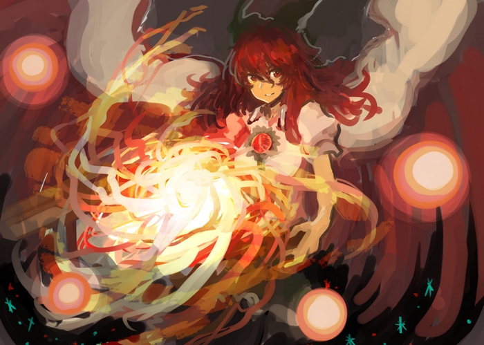 Utsuho Reiuji from Touhou 4K