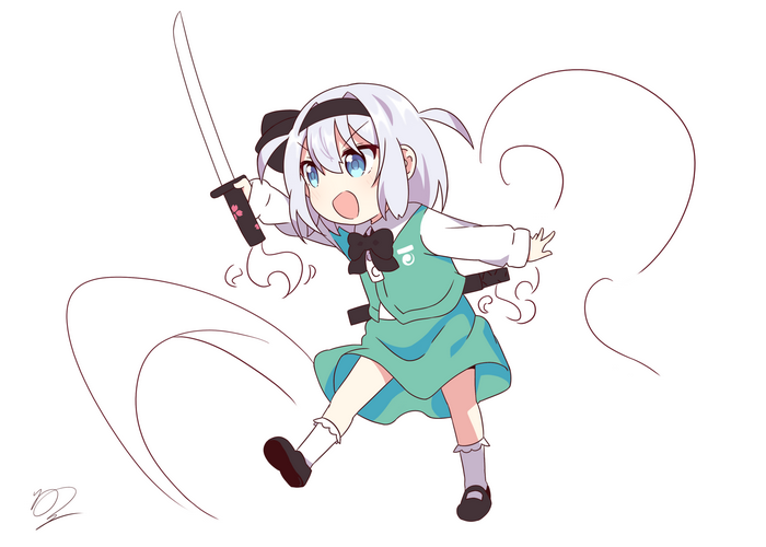 Youmu Konpaku from Touhou