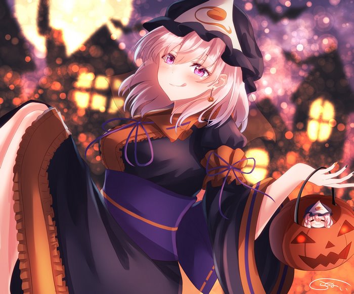Yuyuko Saigyouji from Touhou 4K Halloween