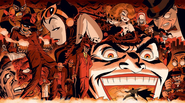 Batman Villains Collage 4K