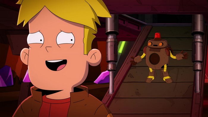 Gary Goodspeed and H.U.E. from Final Space