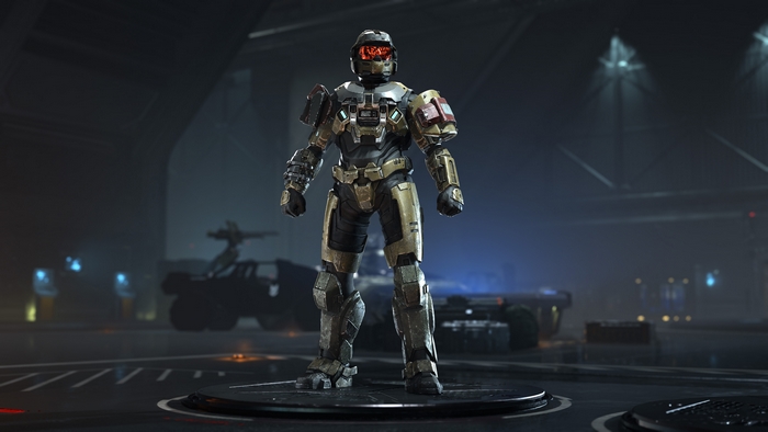 Spartan armor from Halo Infinite 4K