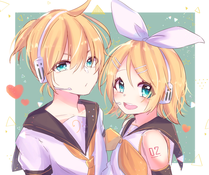 Rin and Len Kagamine from Vocaloid