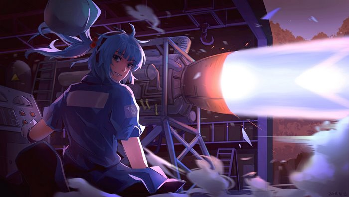 Nitori Kawashiro from Touhou 4K