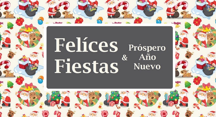 Felices Fiestas & Próspero Año Nuevo Christmas Card