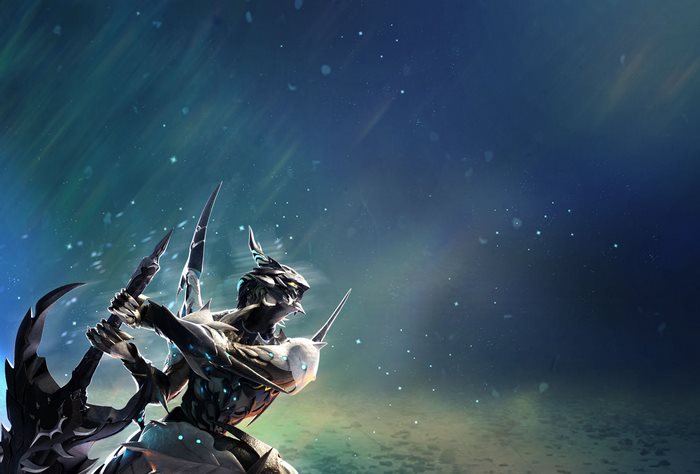 Astellia Online character with large weapon