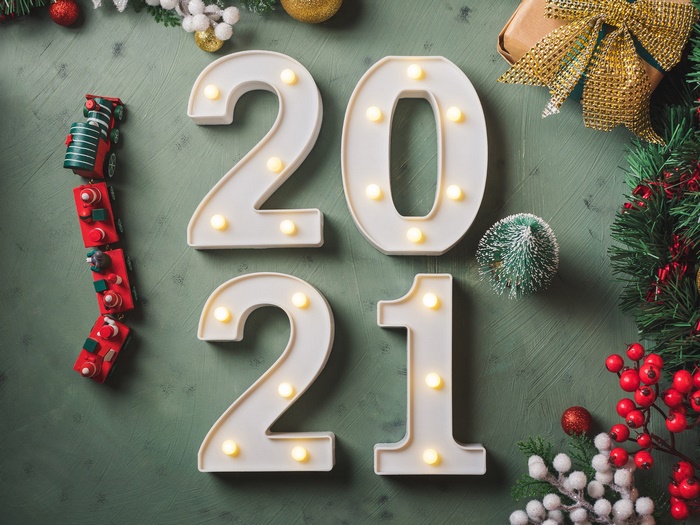 New Year 2021 Decorations
