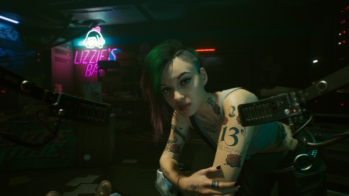 Judy Alvarez from Cyberpunk 2077