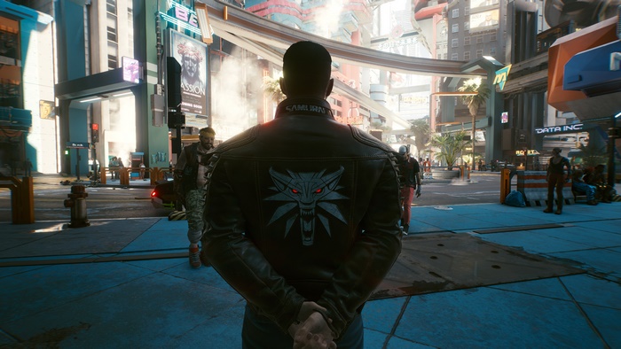 Man with Samurai jacket in Cyberpunk 2077
