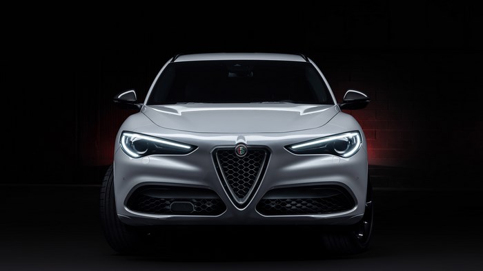 White Alfa Romeo Stelvio SUV