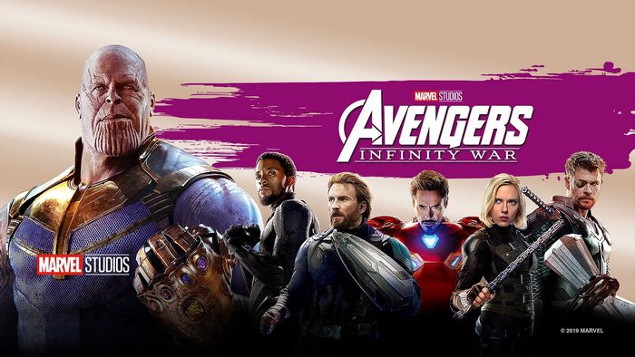 Avengers: Infinity War Poster with Thanos and Heroes