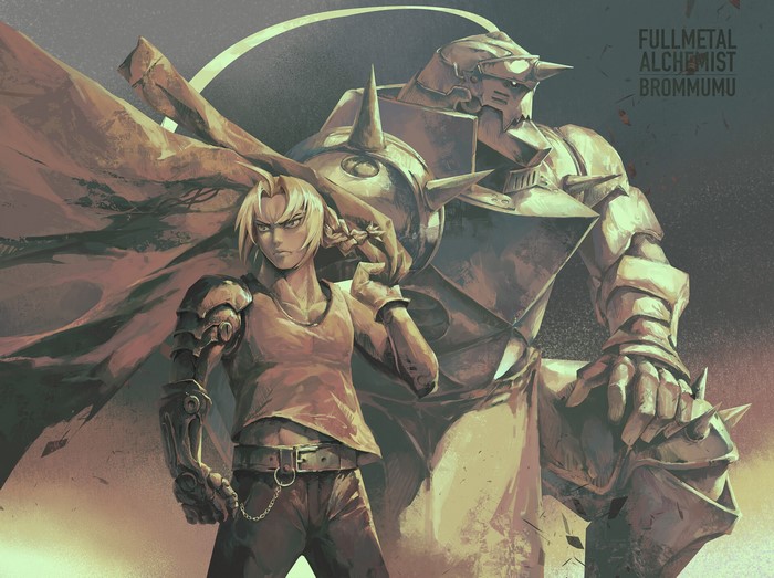 Edward and Alphonse Elric from Fullmetal Alchemist