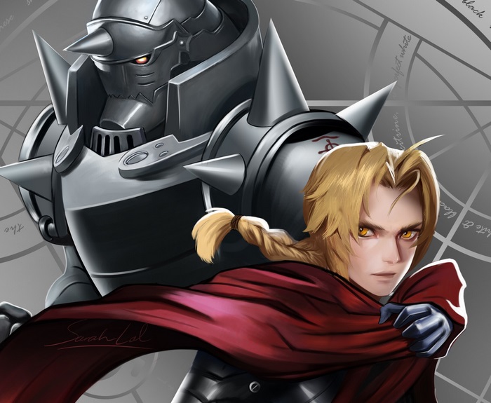 Edward and Alphonse Elric from Fullmetal Alchemist