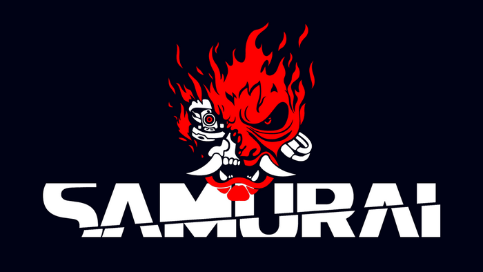 Samurai logo from Cyberpunk 2077