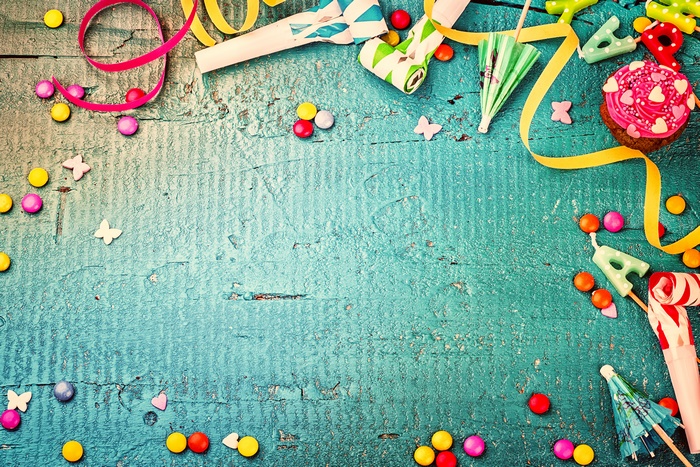 Birthday Party Decorations and Sweets