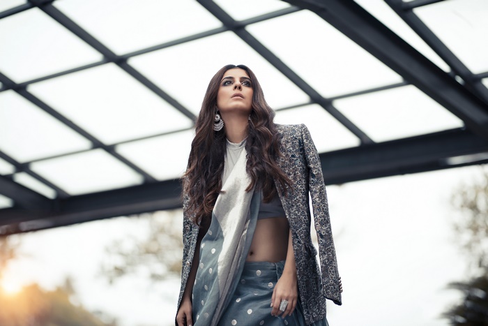 Isha Talwar in a modern Indian outfit