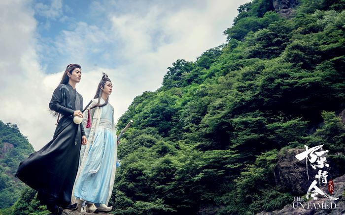 Wei Wuxian and Lan Wangji from The Untamed