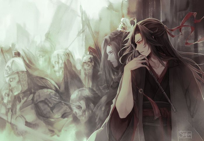 Wei Wuxian and Wen Ning from Mo Dao Zu Shi