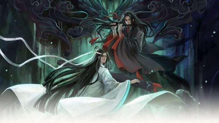 Wei Wuxian and Lan Wangji from The Untamed