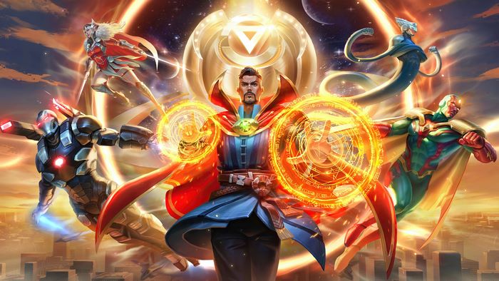 Marvel Super War: Doctor Strange, Vision, War Machine, Sif