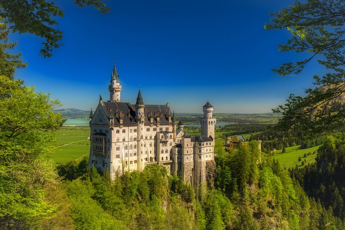 Neuschwanstein Castle in Bavaria, Germany