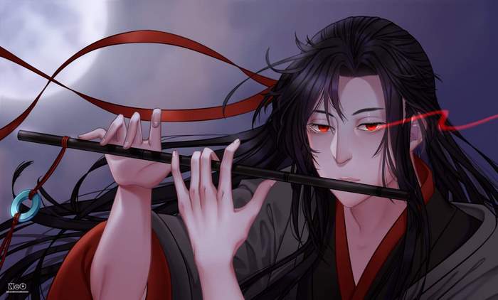 Wei Wuxian from Mo Dao Zu Shi playing flute
