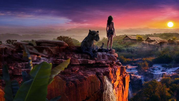 Mowgli and Bagheera from Mowgli: Legend of the Jungle