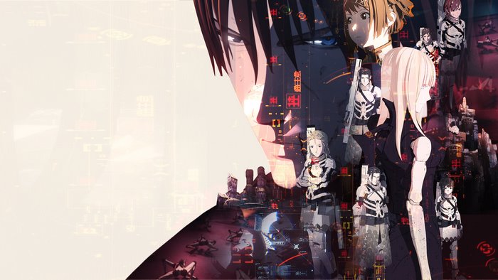 Killy and other characters from Blame!
