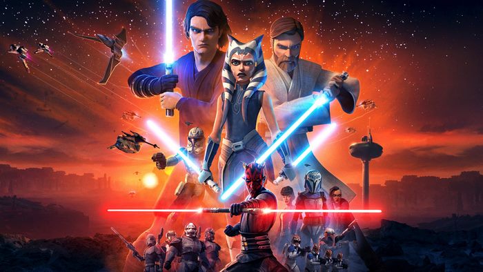 Star Wars Characters with Lightsabers in