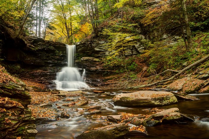 Sheldon Reynolds Falls at Ricketts Glen State Park
