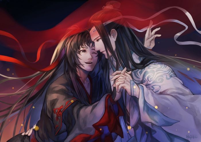 Lan Zhan and Wei Wuxian from Mo Dao Zu Shi