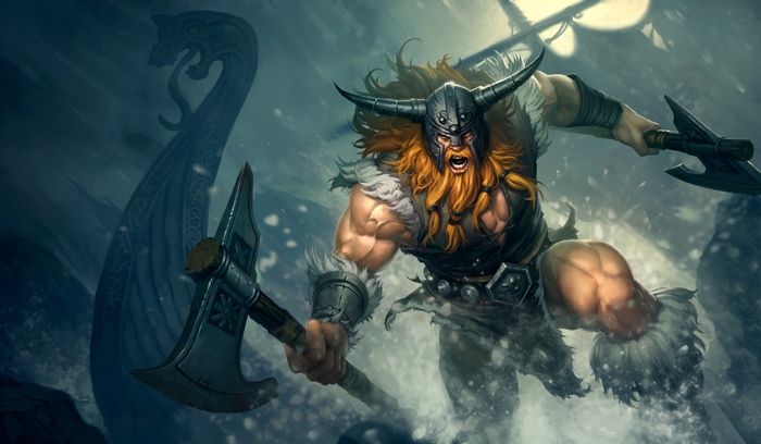 Olaf from League of Legends 4K