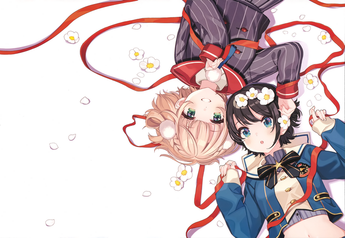 Oozora Subaru and Shigure Ui from Hololive