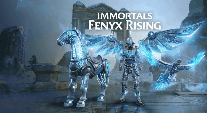 Immortals Fenyx Rising: Fenyx, Griffin, and Pegasus
