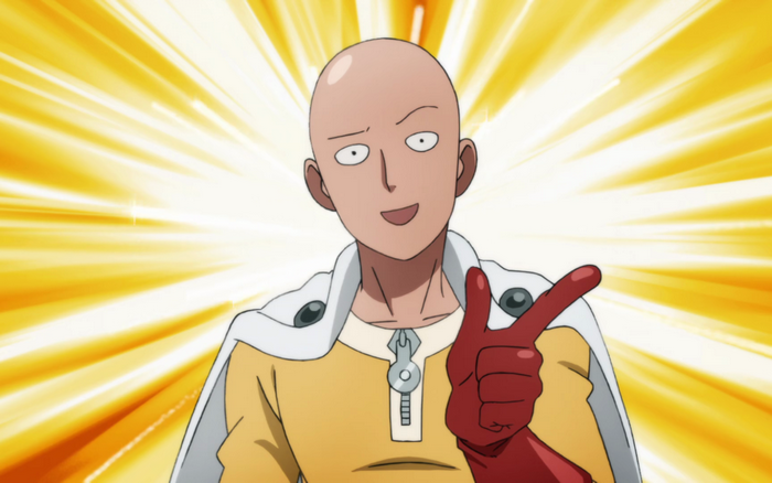 Saitama from One-Punch Man in