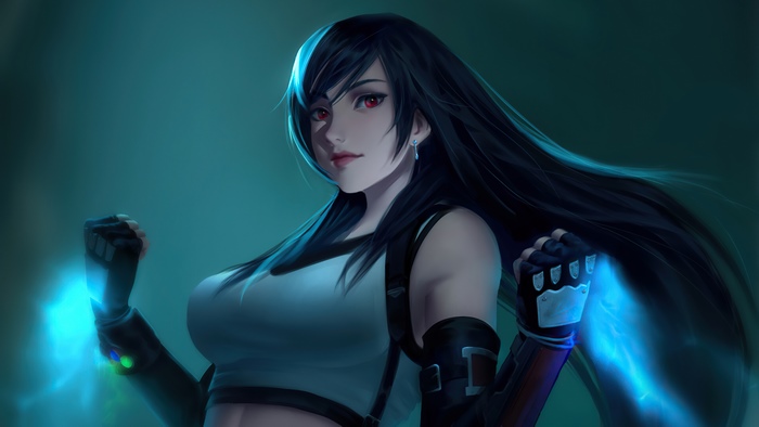 Tifa Lockhart from Final Fantasy VII Remake 4K