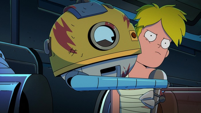 Gary Goodspeed and KVN from Final Space