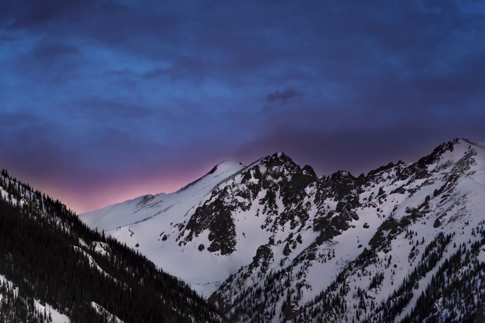 Snowy Mountains at Twilight