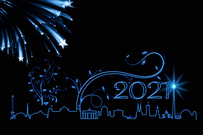 New Year 2021 Skyline Fireworks